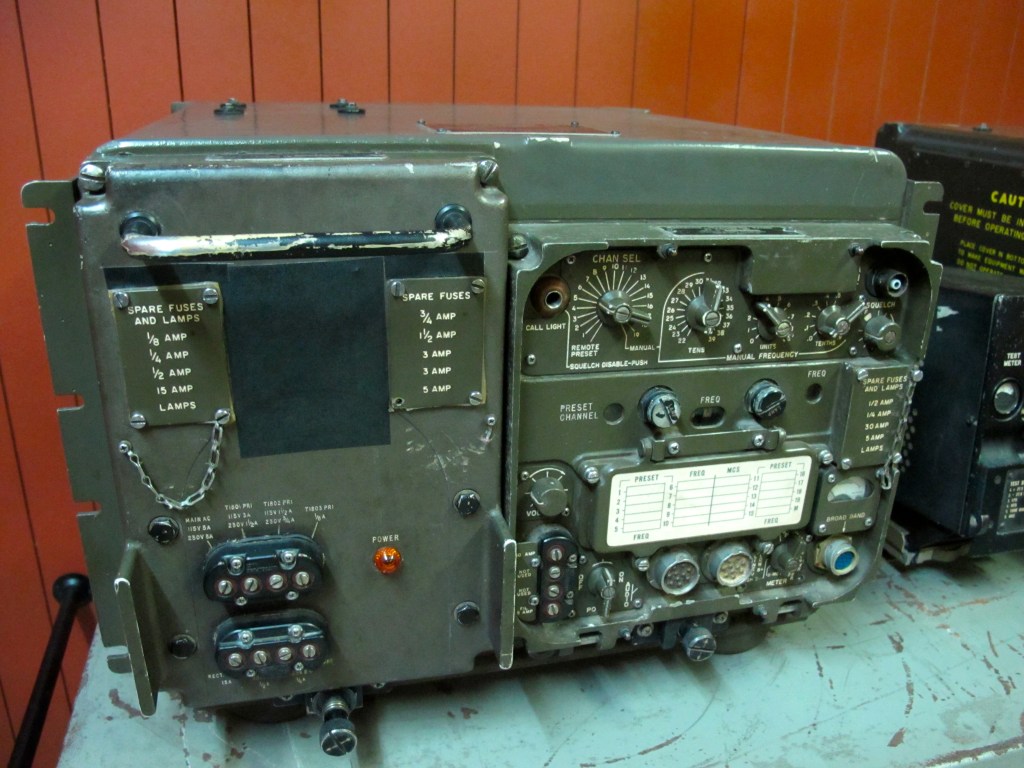 Old radio in radio room at Reunification Palace. (Photo by Nissa Rhee, June 2014)