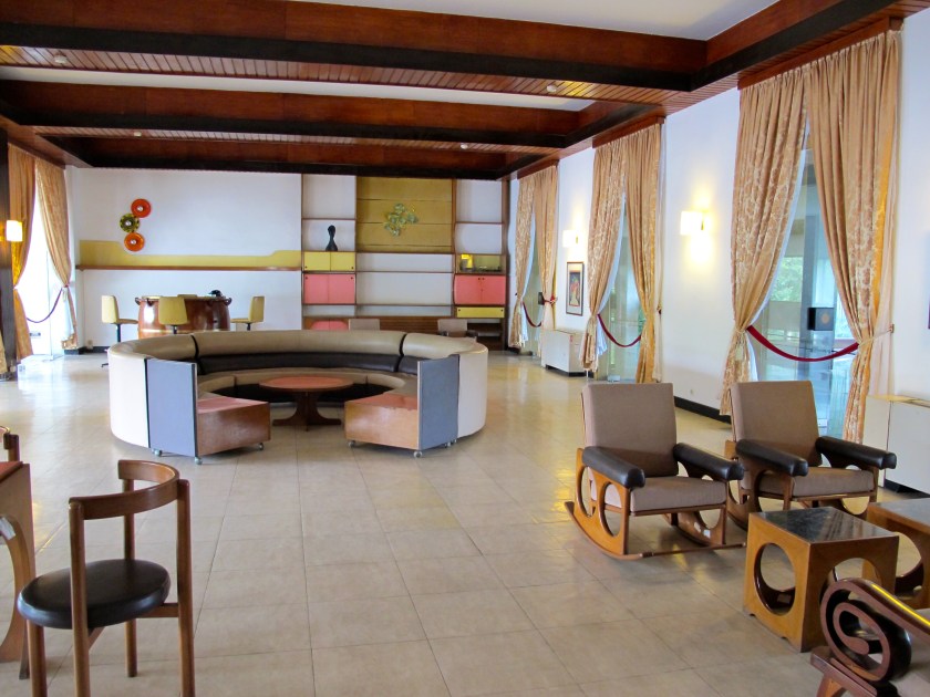 Gambling room in Reunification Palace. (Photo by Nissa Rhee, June 2014)