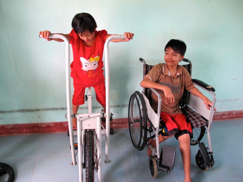 MQI is raising money for an outdoor playground for the children at the VAVA center in Quang Ngai. (Photo by NIssa Rhee, June 2014)