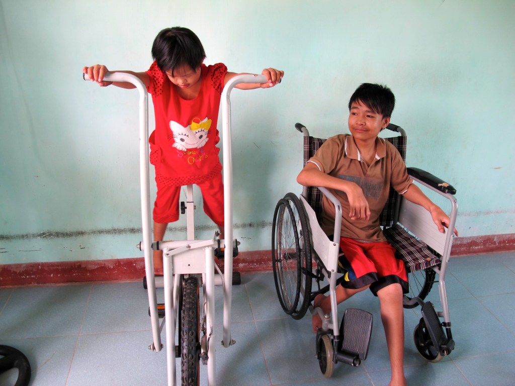 MQI is raising money for an outdoor playground for the children at the VAVA center in Quang Ngai. (Photo by NIssa Rhee, June 2014)