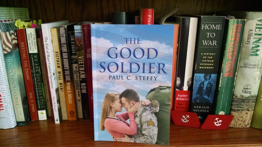 "The Good Soldier" at home with my other Vietnam books. (Photo by Nissa Rhee)
